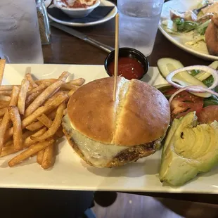 Veggie burger was really good!