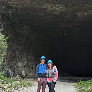 Entrance into the cave.