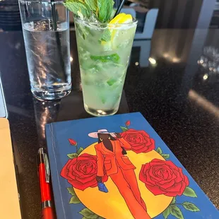 Mocktail and my brands journals (www.artofjaz.com)
