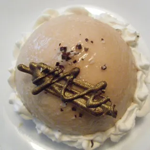 white peach cheesecake