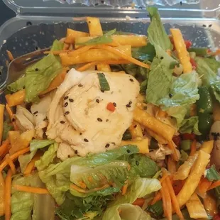 Chinese Chicken Salad but after I started eating.