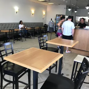 New upholstery and finishes.