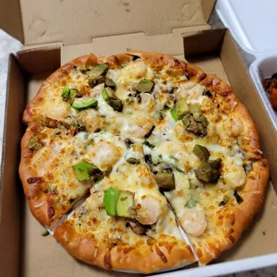 Crabby bill&apos;s pizza