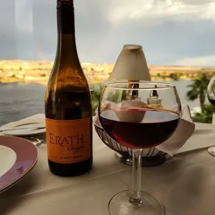 View of the Colorado river from our table.