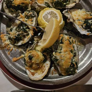 Oysters Rockefeller