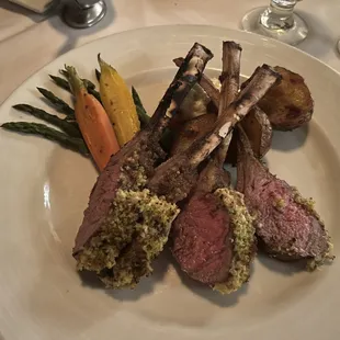 Roasted Rack of Lamb Provencal