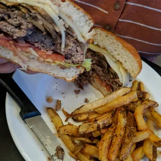 Mushroom Swiss Burger