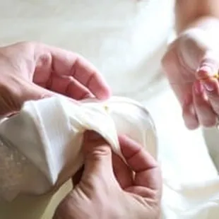 Cutting the pins out!