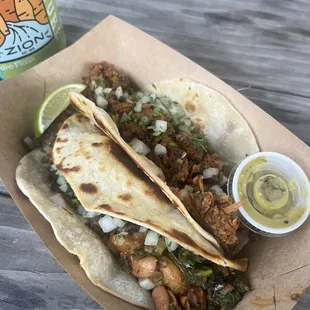 Cauliflower Taco, Beans &amp; Greens Taco