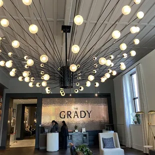 The lobby area