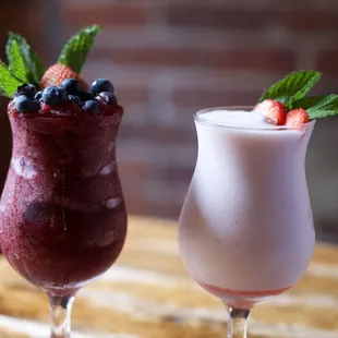 Check out our delicious Beer Slushy made with KCBC LURCHIN' URCHIN Beer &amp; Our Fresh Fruit Daiquiri Either frozen or on the rocks