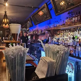 The bar...its really full and varied!