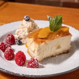 Peach Cheesecake