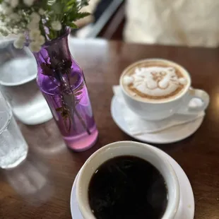 Coffee and maca coffee