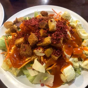 Buffet made salad