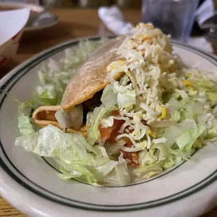 Crunchy beef taco....MY GO-TO