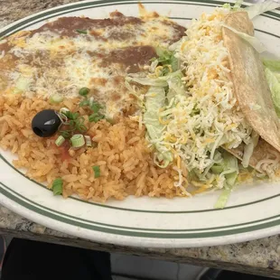 #5 taco &amp; enchilada