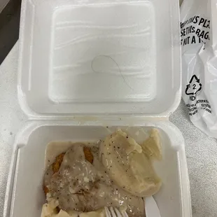 The hair is on the top lid after I dug it out.