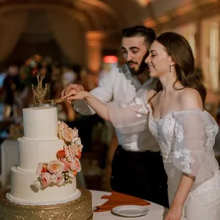 Grand on 10 Cake Cutting - Stage as backdrop