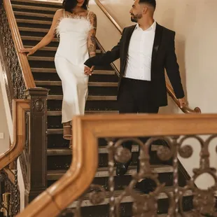 The Grand Entrance - Did you know our Grand Ballroom has an entry in the back where you can sneak in and make your Grand Entrance?