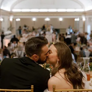 Bride &amp; Groom's View from The Stage