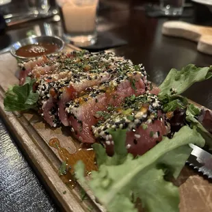 Wasabi &amp; Sesame Crusted Ahi Tuna Steak