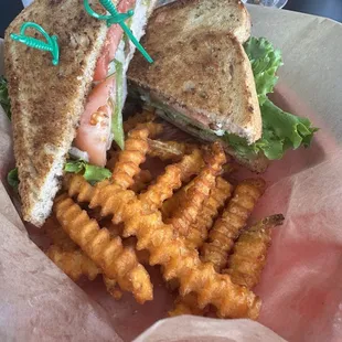 Turkey BLT w/Sweet Potato Fries