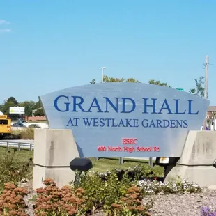 Up close of signage