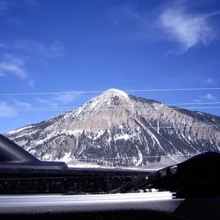 Crested Butte from the car