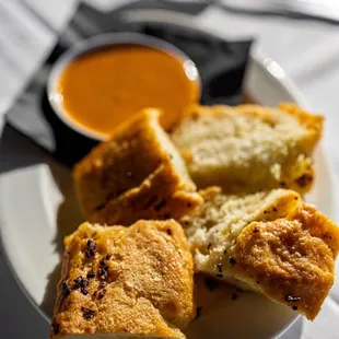 Complimentary Focaccia Bread and dip ($0)