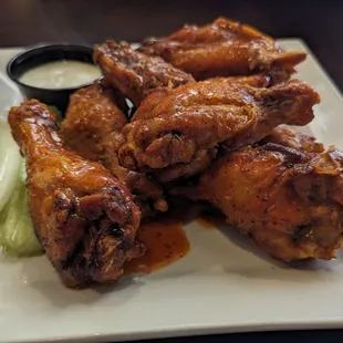 Extra crispy buffalo wings