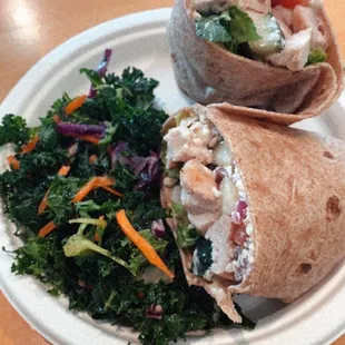 The Papadapoulos and kale salad