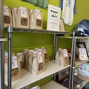 Bagged granola