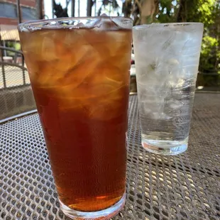 Mango iced tea -- not too sweet, very refreshing