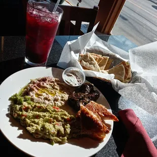 a plate of food on a table