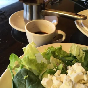 GREEK SALATA (side), Turkish coffee