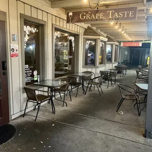 Outdoor patio is a perfect spot to enjoy