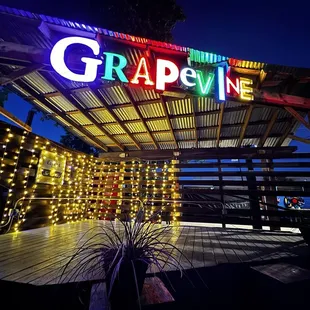 patio stage out back