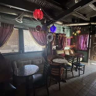 the interior of the restaurant