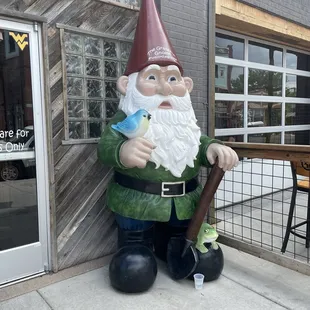 Giant Gnome greets you!