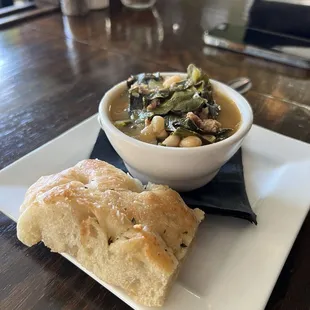 Beans and greens soup- yummy!!