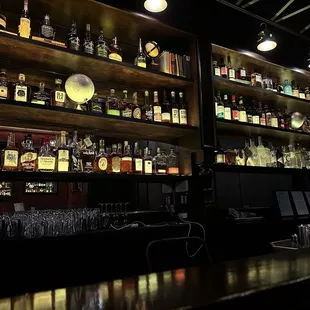 Inside - bar area - nice selection
