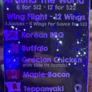 Wings Options for the World Cup