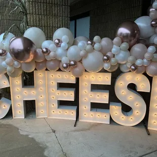 the cheese sign