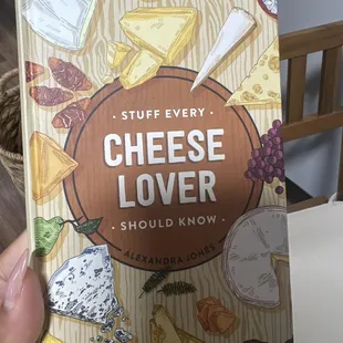 a cheese lover book