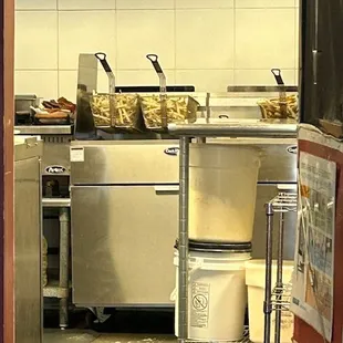 The potatoes are waiting to become fries!