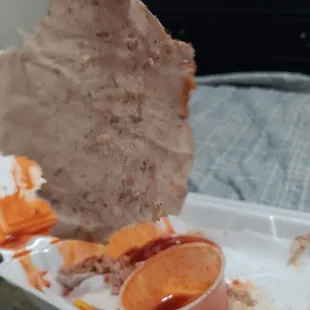 This is how the paper look and it seems I ate some