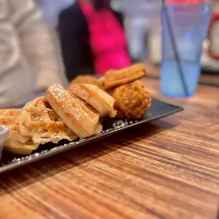 Chicken and waffles