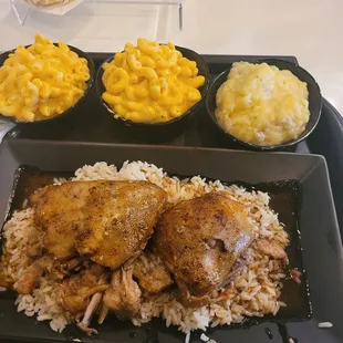 Baked chicken platter ...comes w two sides