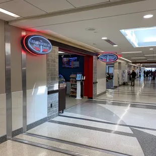 the lobby